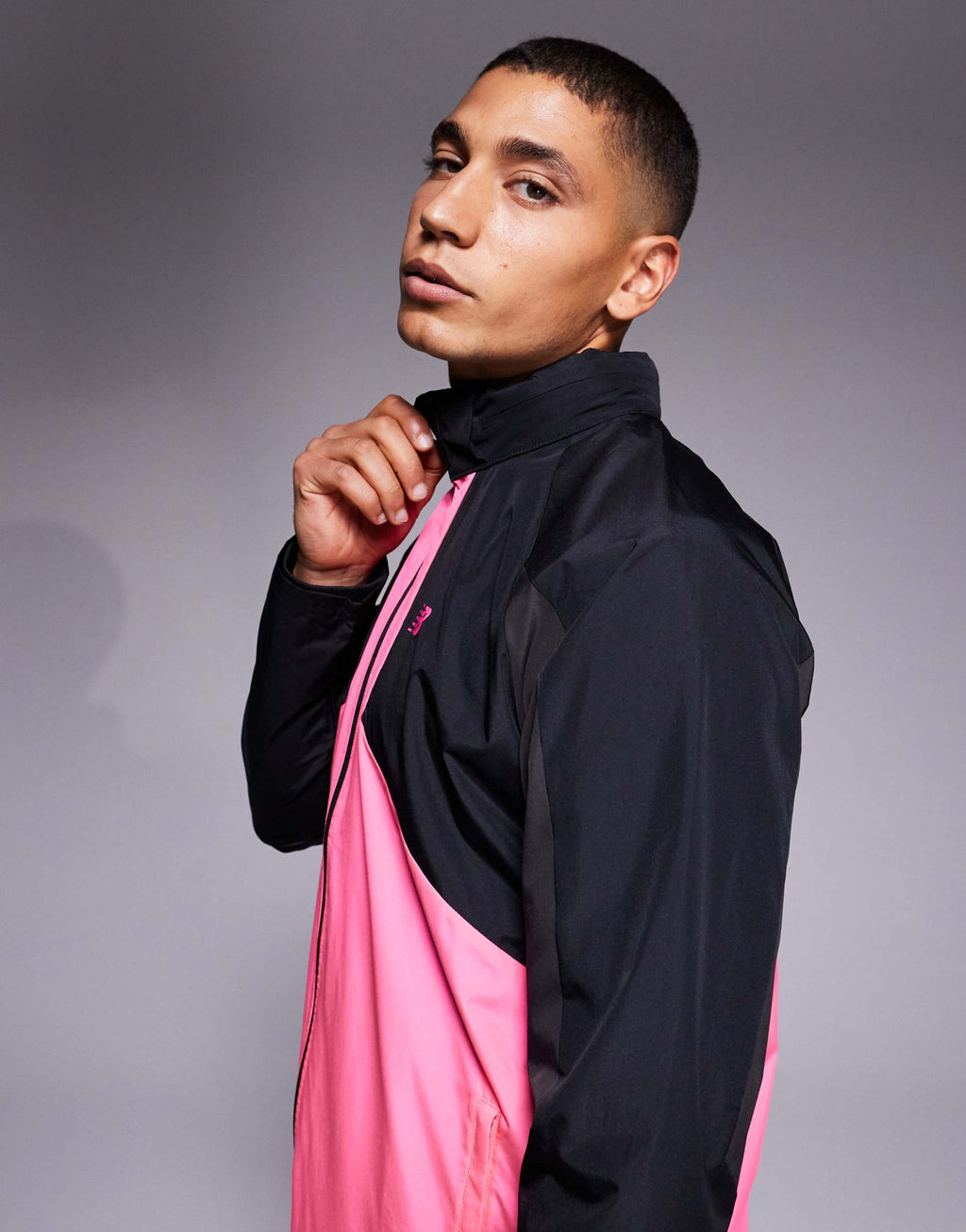 New Balance - Active - Giacca nera e rosa