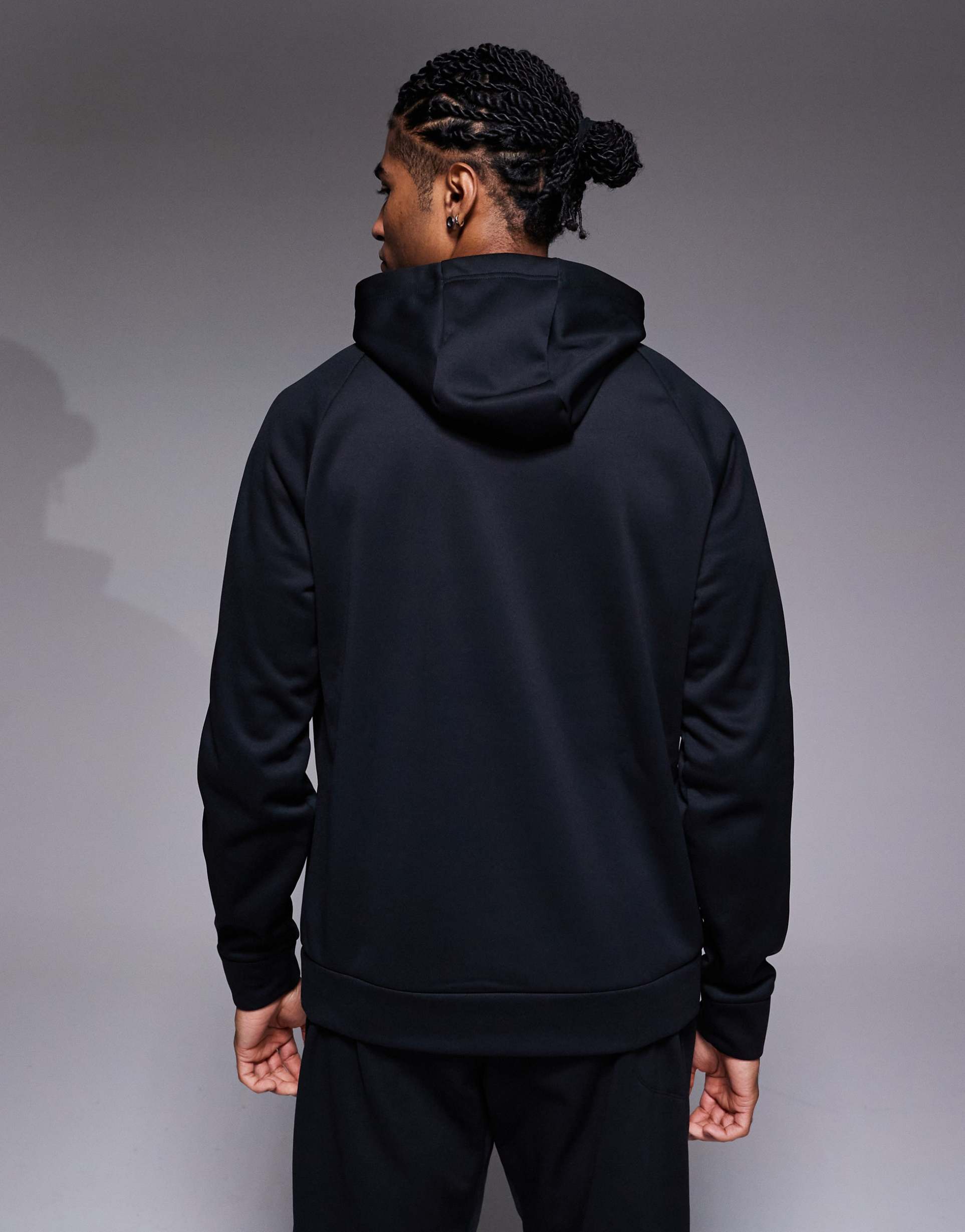 Nike Training - Heritage - Felpa con cappuccio nera con grafica