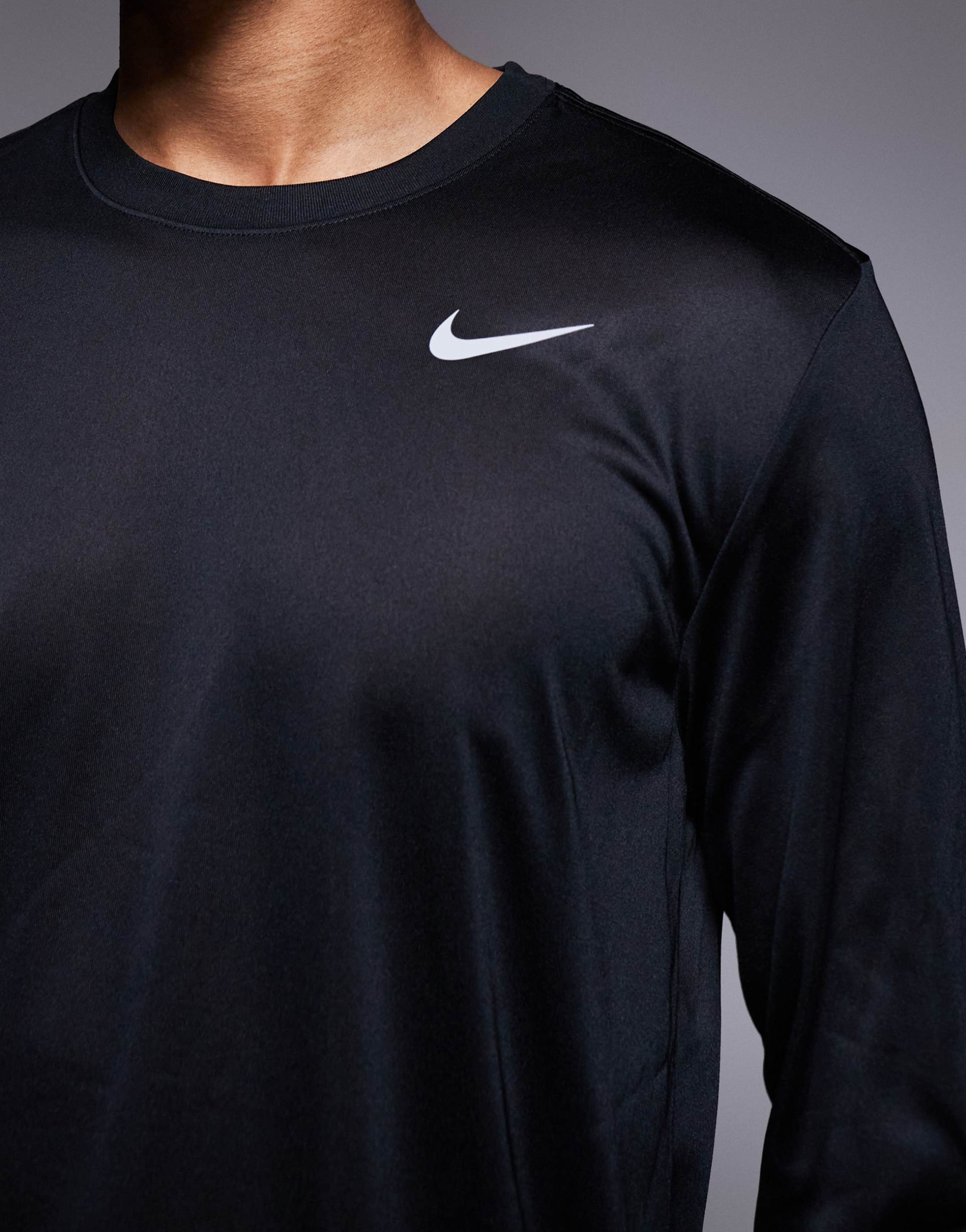 Nike Training - Legend DRI-Fit - Top a maniche lunghe nero